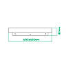 Світлодіодний світильник AL6076 ARD GLOW 72Вт WHITE Ardero 2700К-6500K 4820Lm с пультом ДУ 450*450*80 мм, фото 9