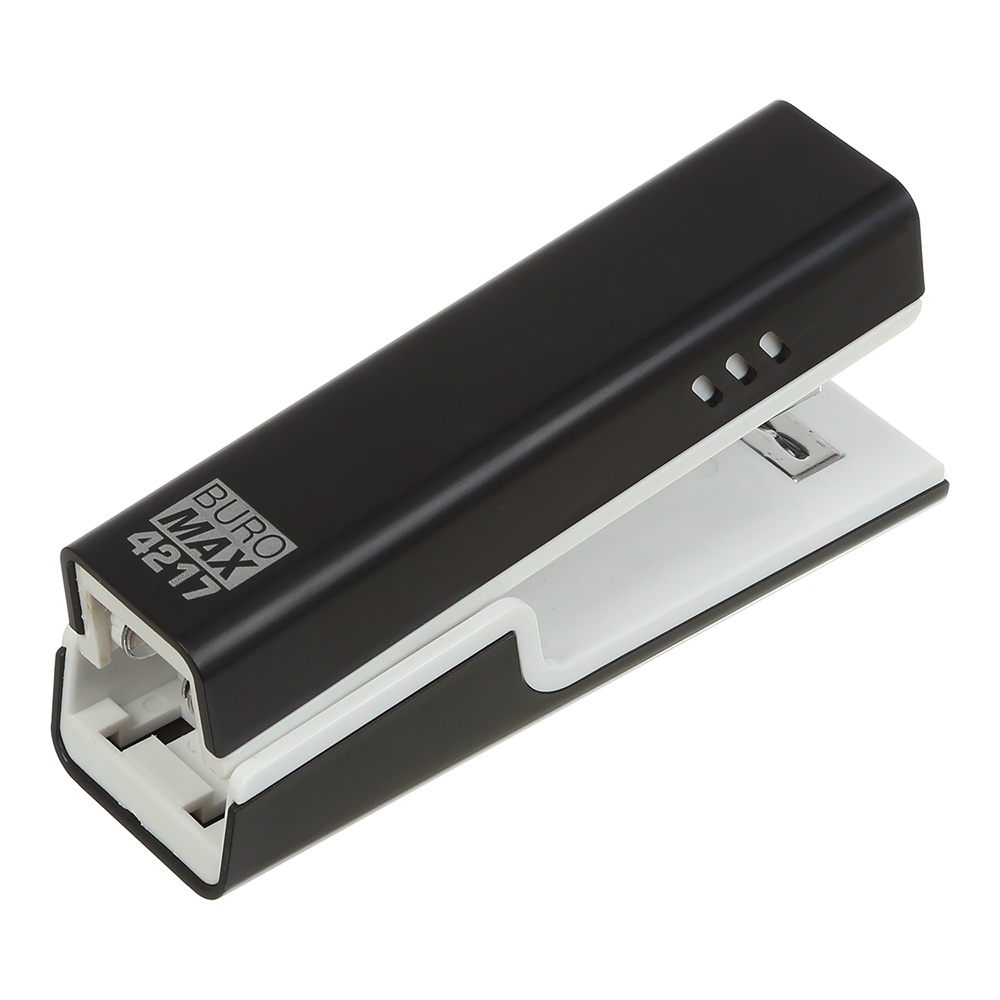 Степлер пластиковий 20арк (скобі No24; 26) чорний