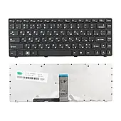 Клавіатура для ноутбука Lenovo IdeaPad B470/G470/G475/V470, MP-10A2, NSK-B60SC 0R, чорна з рамкою
