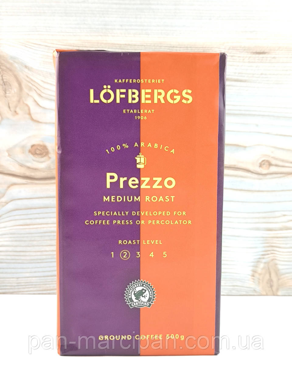 Кофе молотый Lofbergs Prezzo Medium Roast 500 г Швеция, фото 1