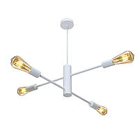 Люстра підвісна MSK Electric Asket на чотири плафони Е27 NL 6120-4 WH біла
