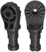 Адаптер BORIKA FASTen ASb027 чорний зі шліцами 27.7° для монтажу на системи SCOTTY (01.17.044.01.01)