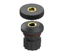 Перехідний адаптер BORIKA FASTen Ac001 чорний для фіксації карпових снастей (01.17.018.01.01)