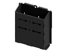 ПВХ сумка BORIKA FASTen Bm181 чорна розмір XS для аксесуарів, інструментів та снастей (01.18.001.01.01)