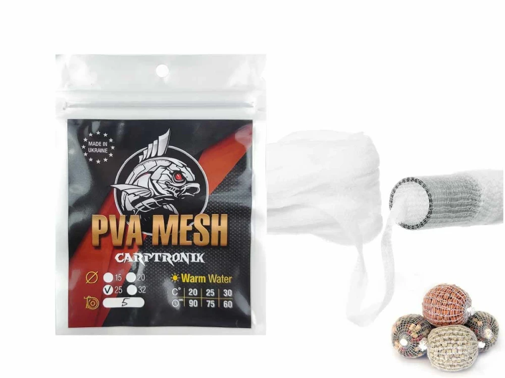 ПВА-сітка для теплої води (повільнорозчинна) 25 мм