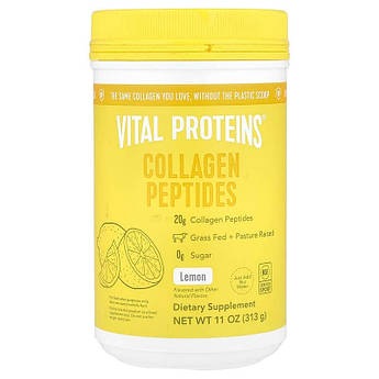 Пептиди колагену Vital Proteins Collagen Peptides для шкіри волосся нігтів смак лимону 313 г