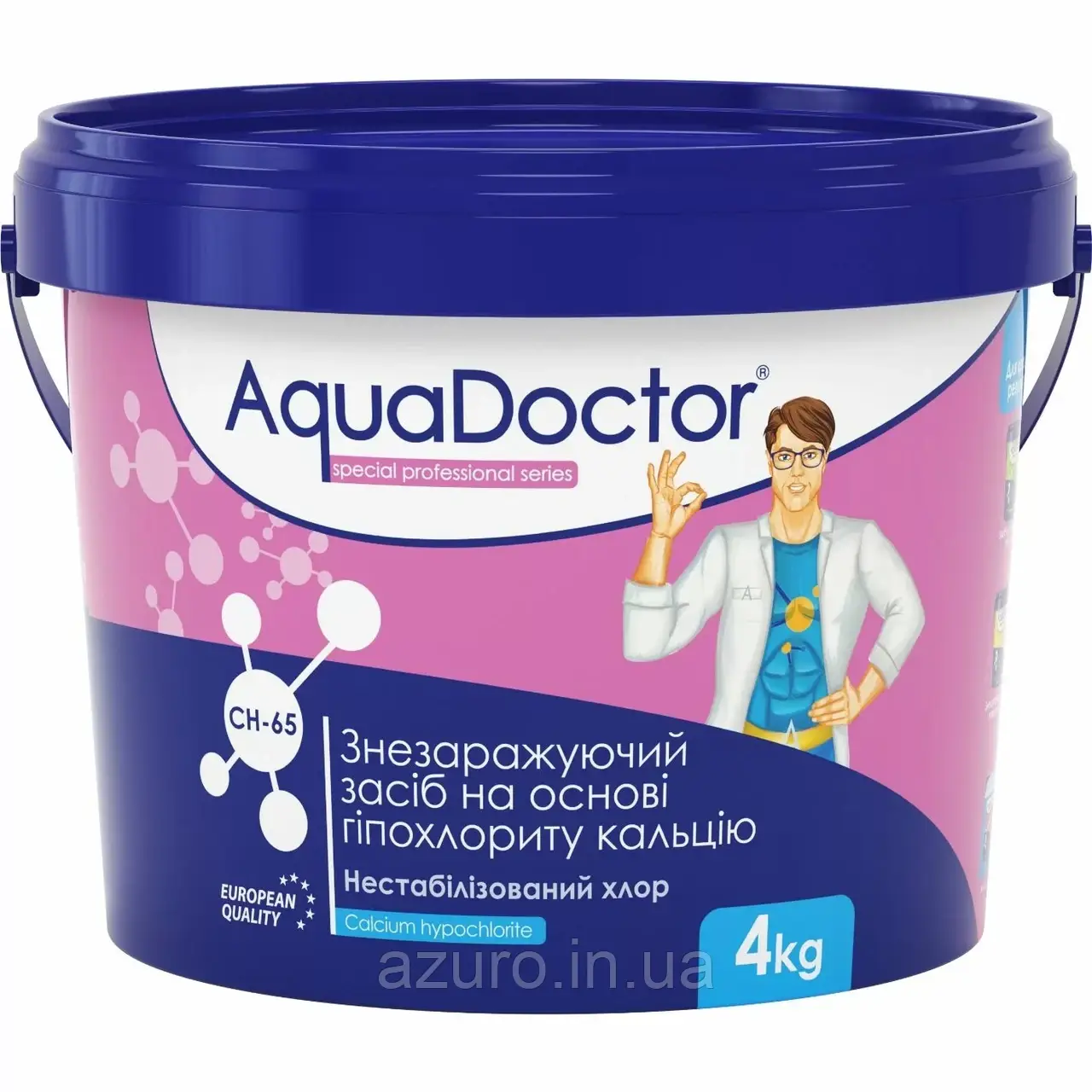 Гіпохлоріт кальцію для басейну AquaDoctor CH-65 4 кг