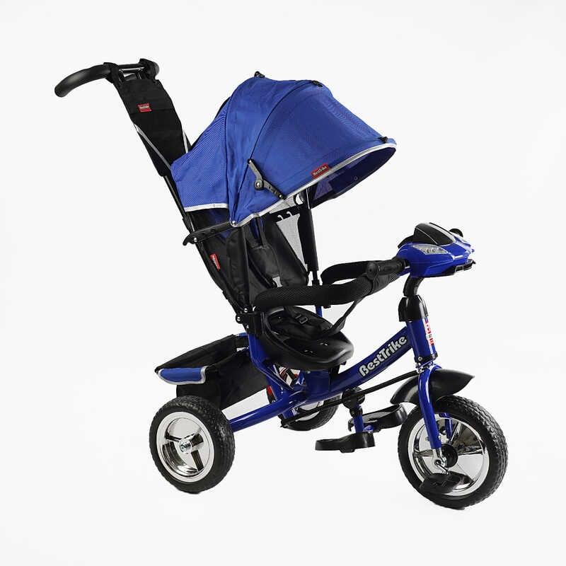 Велосипед 3-х колісний 68-640 Best Trike (1) КОЛЕСО ПІНА, d=25см переднє, d=20см задні, фара музична, USB, Bluetooth, в коробці