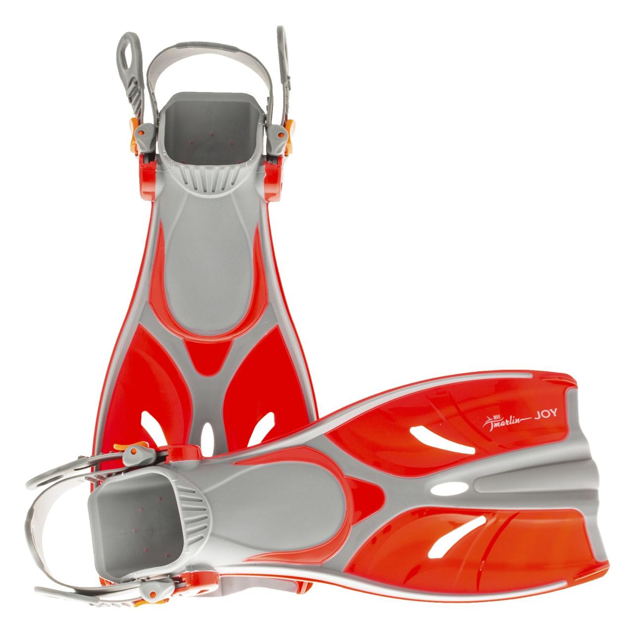 Ласти дитячі резинові Marlin Joy red 32-37