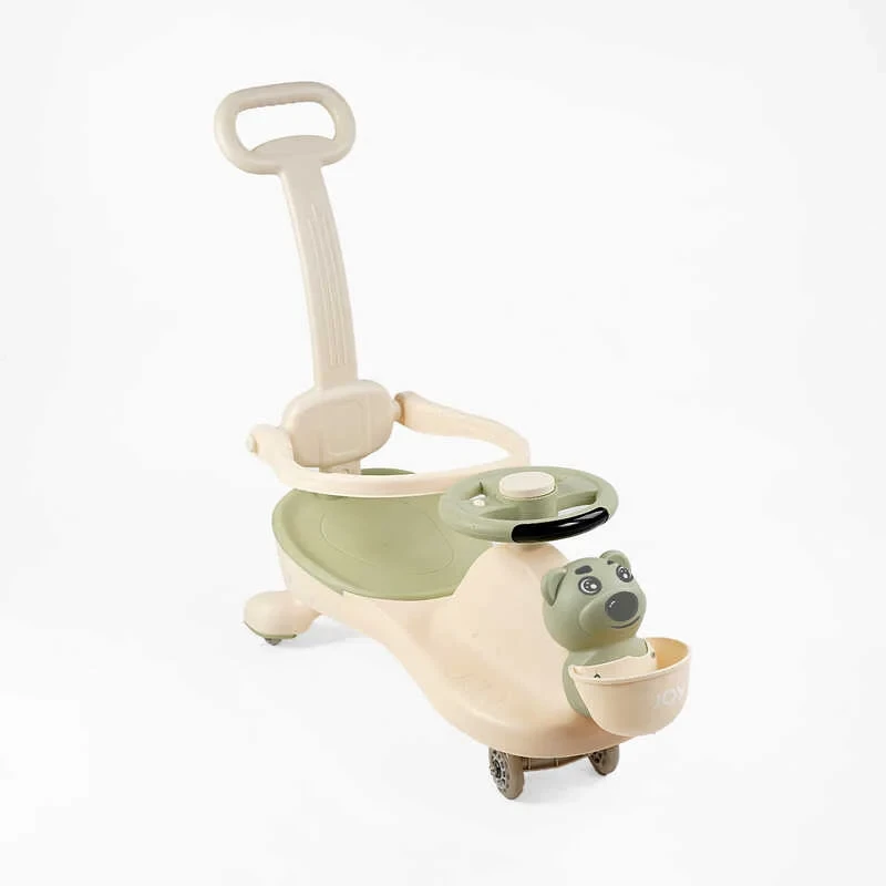 Каталка-толокар JOY SJ-325-74 (6) колеса PU зі світлом, музика та світло, захисний бампер, батьківська ручка, в коробці