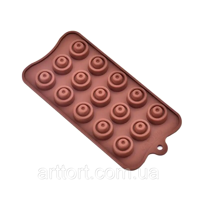 Форма силіконова для льоду і цукерок Пірамідка, фото 1