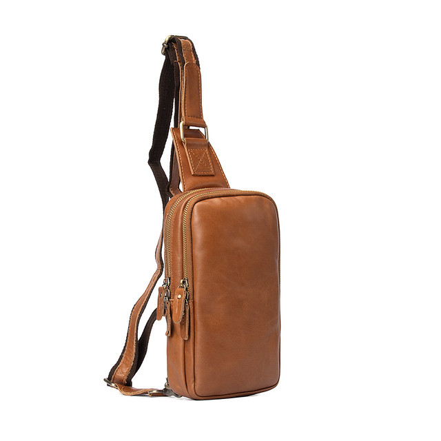 Рюкзак шкіряний через одне плече коричневий арт.00196 Рюкзак шкіряний через одне плече коричневий арт.00196