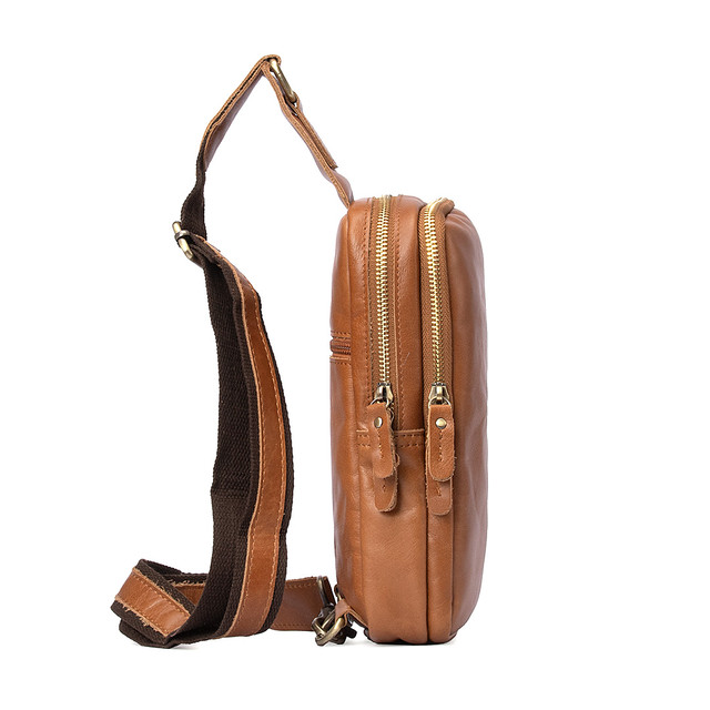 Рюкзак шкіряний через одне плече коричневий арт.00196 Рюкзак шкіряний через одне плече коричневий арт.00196