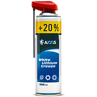 Мастило-спрей біле літієве (носик) +20 500ml (AXXIS) G-2014C-500