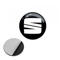 Наклейка з логотипом Suzuki для авто і ключів, 15 мм, ПВХ-пластик, об'ємна