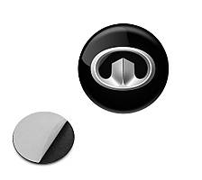 Наклейка з логотипом Great Wall для авто і ключів, 15 мм, ПВХ-пластик, об'ємна