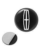 Наклейка з логотипом Lincoln для авто і ключів, 15 мм, ПВХ-пластик, об'ємна