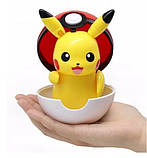 Набір покеболів Pikachu Electric 6 куль з фігурками-трансформерами Покемон Пікачу, фото 2