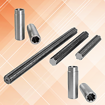 Шліцеві вали та втулки