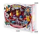 Набір покеболів Pikachu Electric 6 куль з фігурками-трансформерами Покемон Пікачу, фото 3