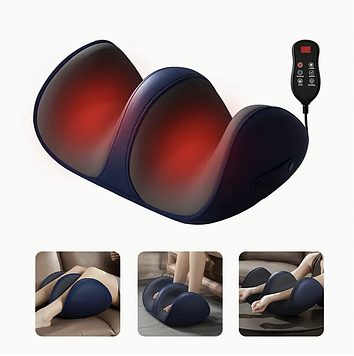 Роликовий масажер для ніг з підігрівом – інтенсивний масаж стоп, литок та рук