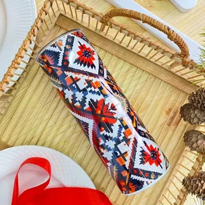 Термочашка з принтом Народний стиль, фото 1