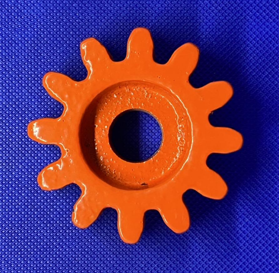 Шестерня ведуча (штифт) (D=68,5 мм, d=17 мм, 12зуб.) бетономішалки, фото 1