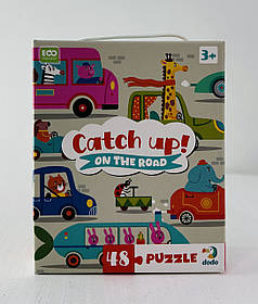 Пазлы 48 элементов Наздоганяй! На дорозі (300618) dodo