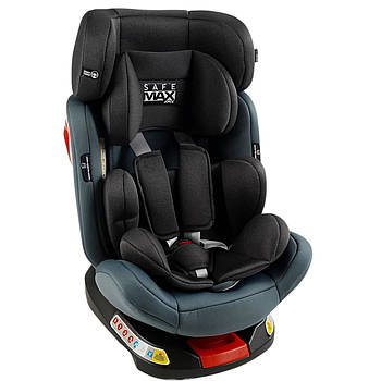 Автокрісло дитяче Joy SafeMax (ISOFIX, група 1-2-3, обертається на 360 градусів) SF-86230 Чорно-синій