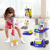 Детский развивающий игровой набор для уборки сюжетно ролевая обучающая игрушка мальчику девочке 29 предметов
