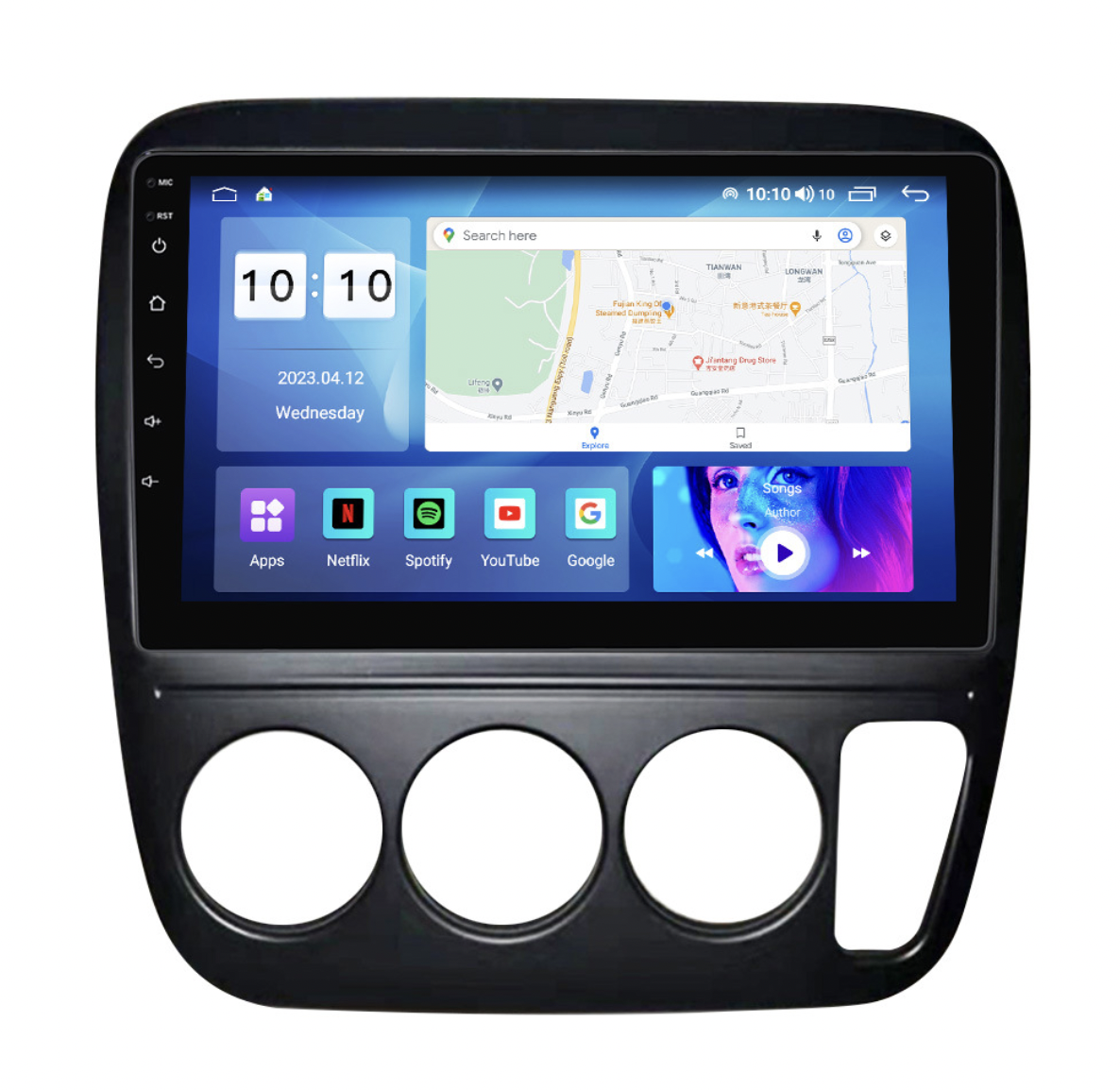 Магнітола для Honda CRV 1997-2004 (4/64 ГБ) на Android | QLED-екран, GPS, Bluetooth та 4G
