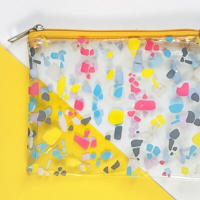 Косметичка пластикова прозора Visible Кольорові плями, фото 1