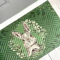 Килимок придверний з принтом Кролик