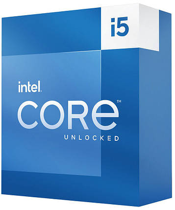 Процесор Intel Core i5 14600KF 3.5 GHz (24 MB, Raptor Lake Refresh, 125 W, S1700) Box (BX8071514600KF), фото 1