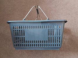 Кошик покупця 30 л СІРОГО кольору (new)