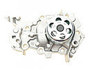 Насос водяний Renault Logan, Sandero, Clio, Kangoo, Twingo 1.2i (01-) (210101832R) BUGATTI PA10075, фото 3