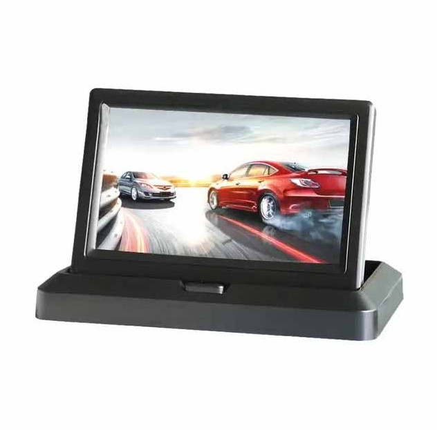 Автомобільний дисплей DS-5M екран 5" для камери заднього виду (Чорний), фото 1