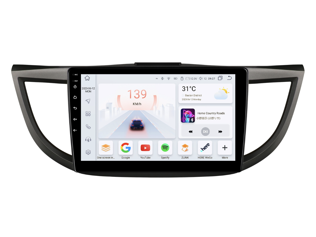 Магнітола для Honda CRV 2012-2016 (4/64 ГБ) на Android | QLED-екран, GPS, Bluetooth та 4G