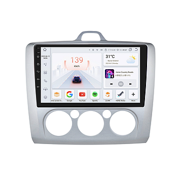 Магнітола для Ford Focus 2 2004-2011 (4/64 ГБ) на Android | QLED-екран, GPS, Bluetooth та 4G