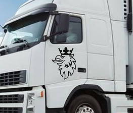 Наклейка на кабіну SCANIA 500*375 см