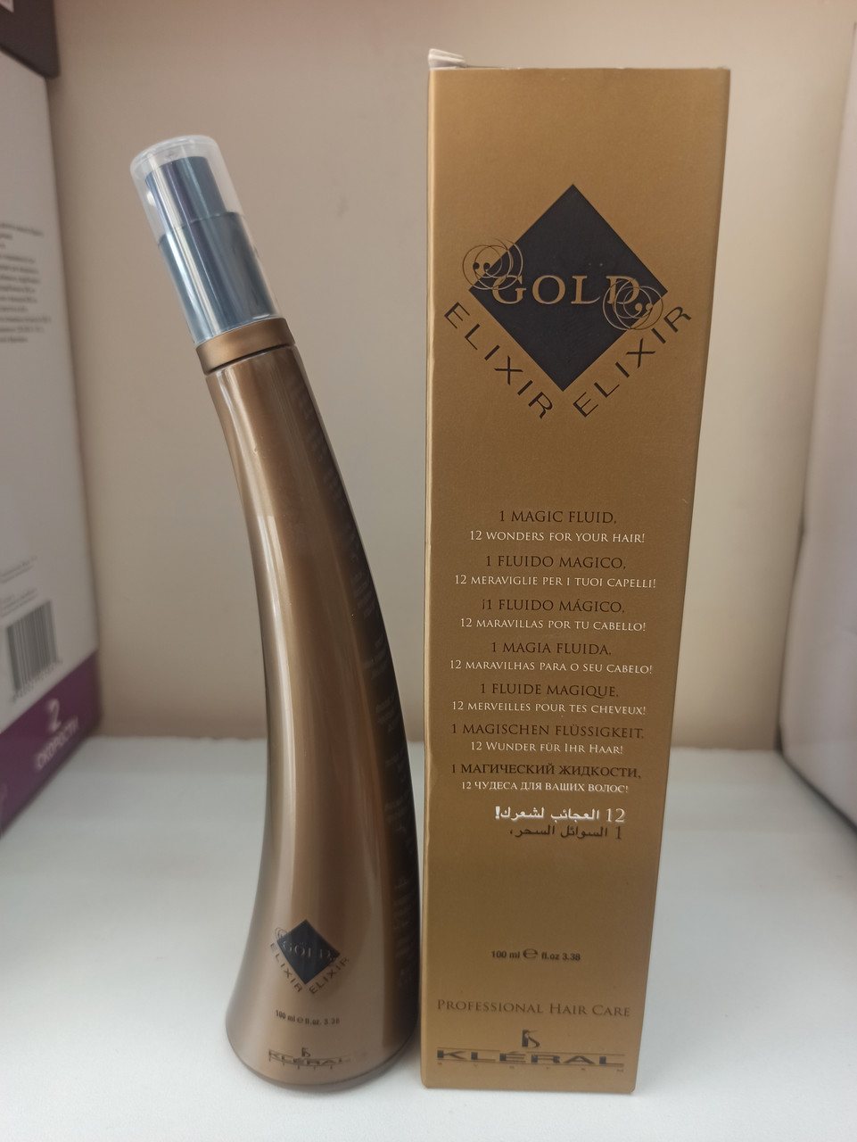 Золотий еліксир для волосся Kleral System Semi Di Lino Gold Elixir 80 мл