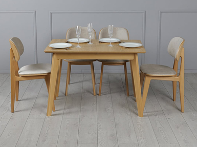 Мілан дуб стіл розкладний 110/140*70 ТМ Prestol