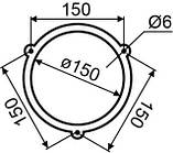 Дзвоник гучного бою EBL-1501 150мм ST 502-2, фото 3