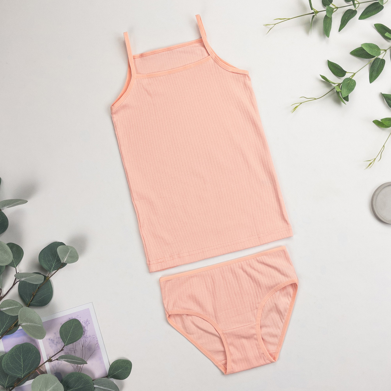 Комплект дитячий для дівчинки в рубчик Nicoletta на 4-5, 6-7, 8-9, 10-11, 12-13 років | 1 шт.