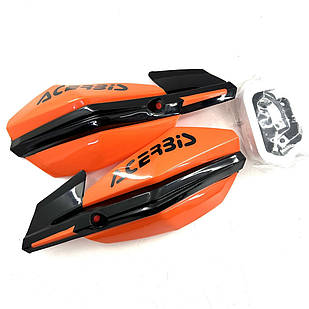 Захист рук квадроцикла ATV мотоцикла з кріпленням метал помаранчева X-FORCE ACERBID