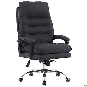 Крiсло офісне для керiвника Армані / Armani шкірзамінник чорний