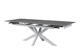 Стіл обідній розкладний Тіціано TML-1150 делікато грей + білий Vetro Mebel