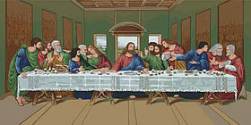 Картина за номерами Релігія. Таємна вечеря 40*80 см Art Craft 16137-AC