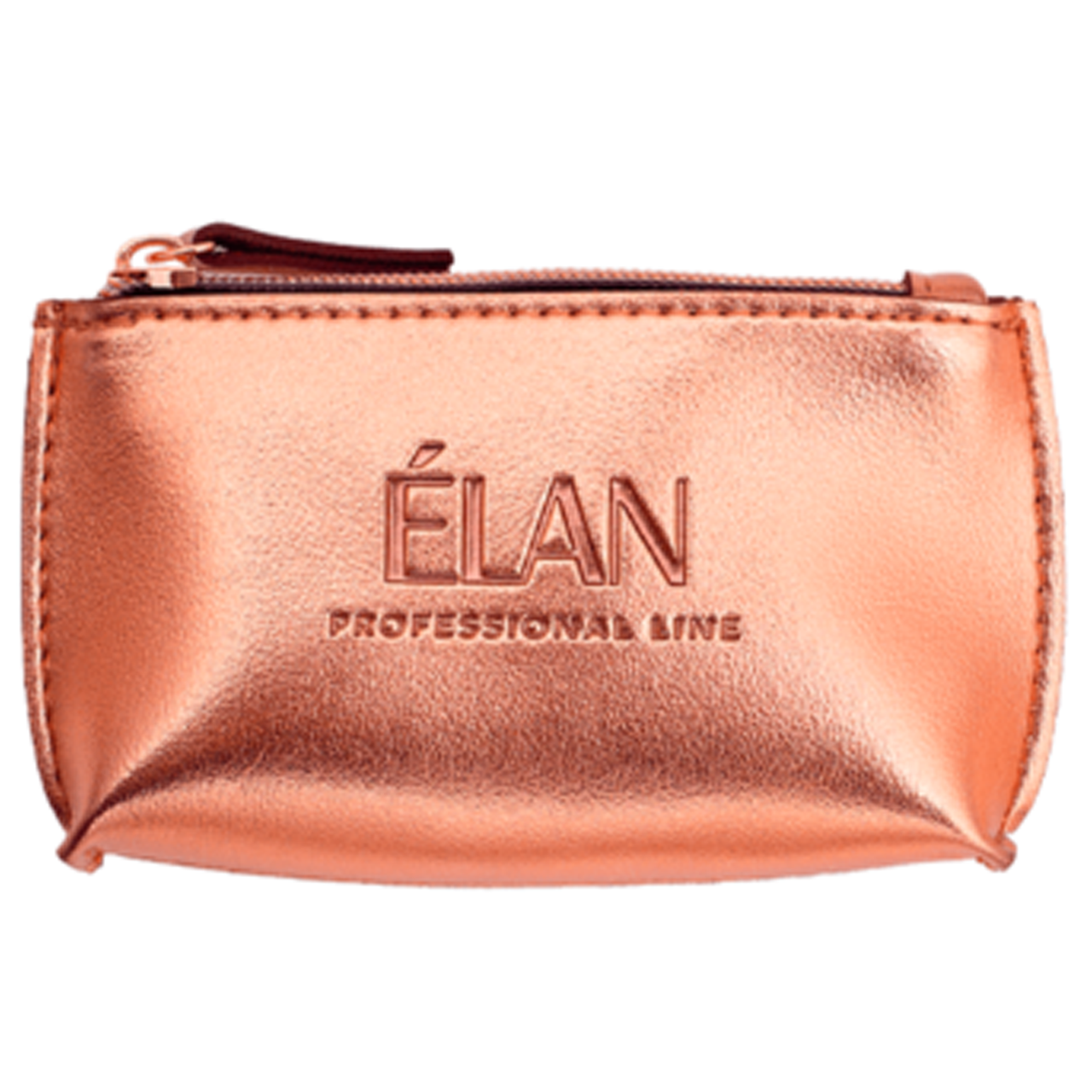 Косметичка брендова ELAN Rose Gold l=14 см, рожеве золото