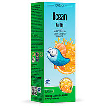 Комплекс для дітей Omega 3 Orzax Ocean Multi Syrup, вітамінний з мультимінералами, 150 мл